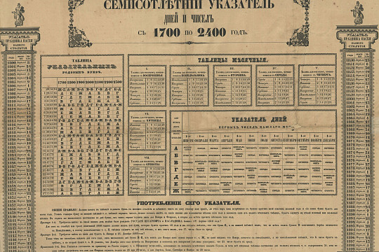 В подарок на Новый год «Архив 100х100» дарит читателям «вечный календарь»